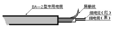 超聲波管道液位計電纜線示意圖