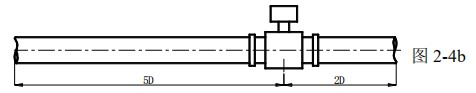 dn100電磁流量計直管段安裝位置圖